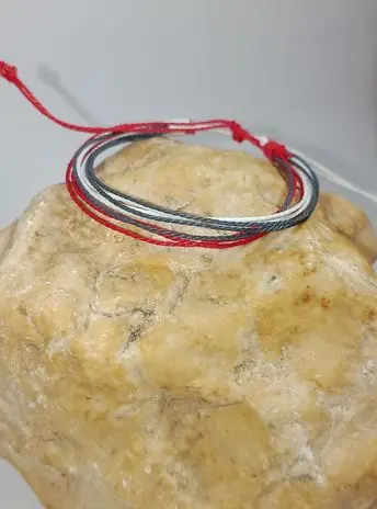 FEMEI > BRĂȚĂRI PENTRU FEMEI - Bratara Martisor Snur Cerat ,Esenta de Martie   Handmade