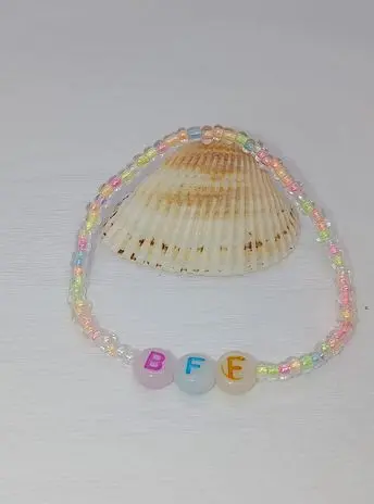 COPII > BRĂȚĂRI PENTRU COPII - Bratari Best Friends Forever-Prietenie in Culori Roz, albastru și portocaliu