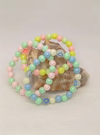 COPII > BRĂȚĂRI PENTRU COPII - Bratari copii margele luminiscente- Magie Pastelata