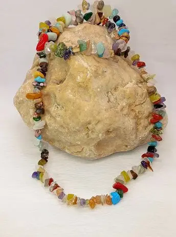 FEMEI > SETURI PENTRU FEMEI - Set pietre mix semipretioase,bratara si colier -Magia Culorilor